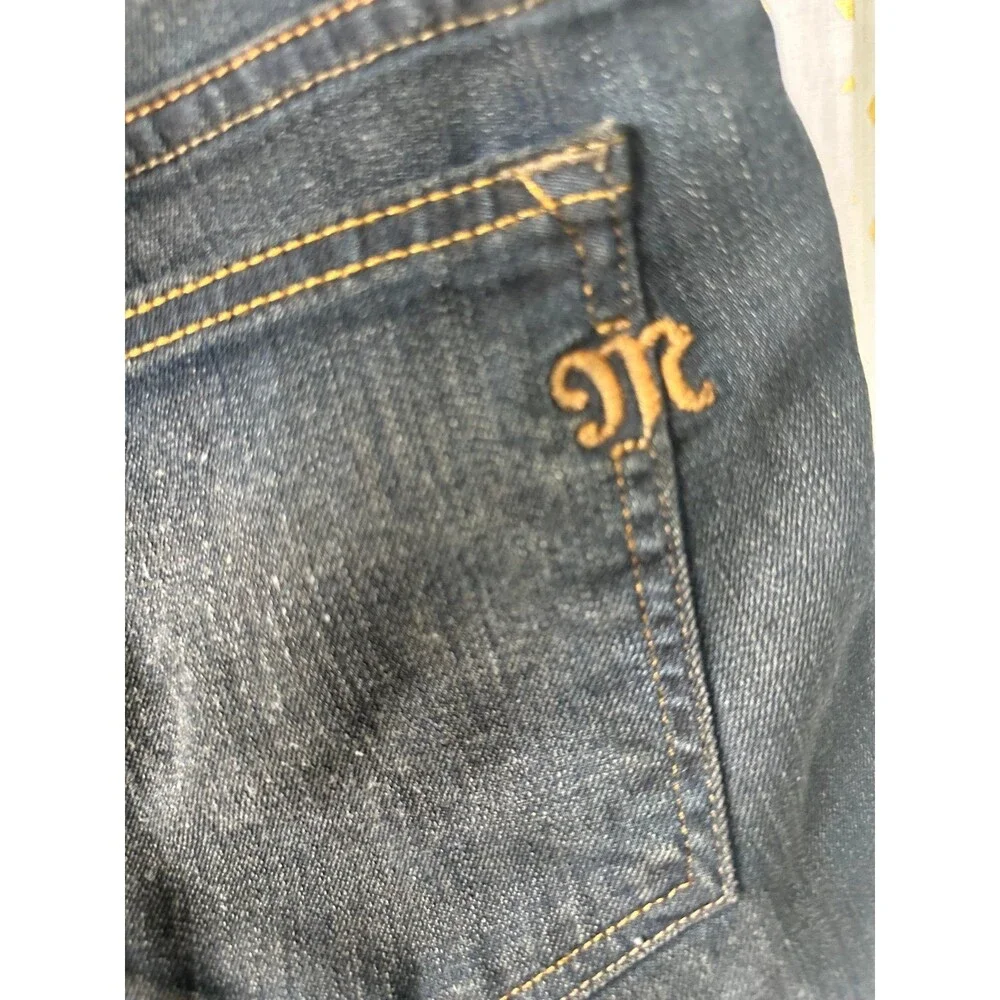 Miss Me Women's Stretch Bootcut Flare Faux Front Pockets Zip Up Denim Jeans 30